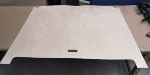 Neue Grundplatte aus Holz